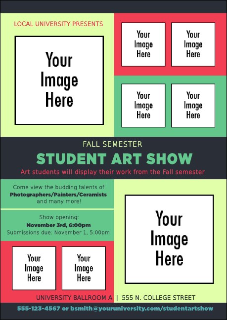 Image Upload Club Flyer Product Front