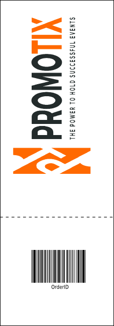 All Purpose Modern Raffle Ticket Product Back