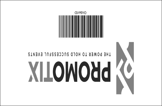 San Francisco Black & White Drink Ticket Product Back