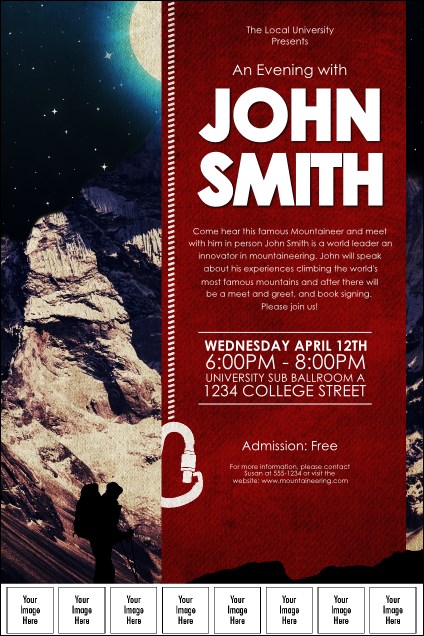 Mountaineering Logo Poster Product Front