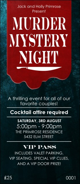 Murder Mystery VIP Pass Product Front