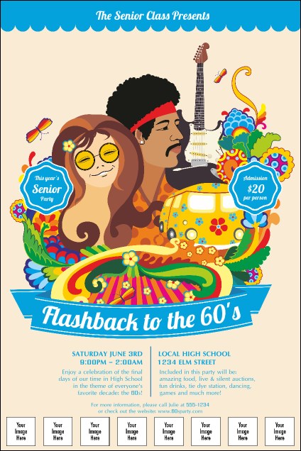 Sixties Logo Poster Product Front