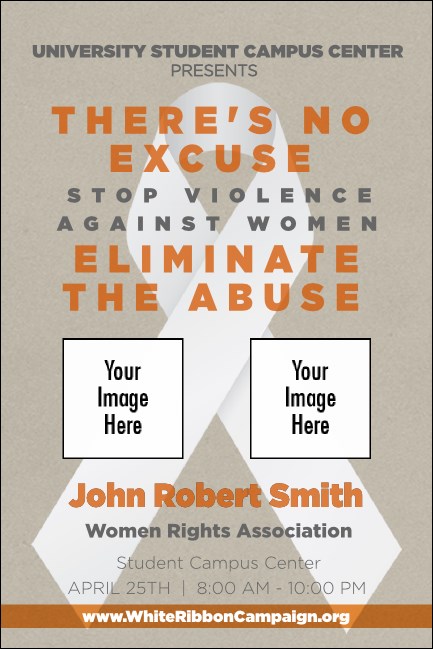 White Ribbon Economy Event Badge