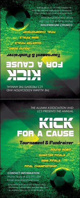 Soccer Field Table Tent