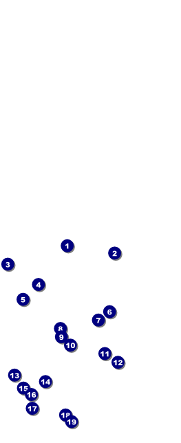 Blue Ribbon Table Tent Front Field Markers