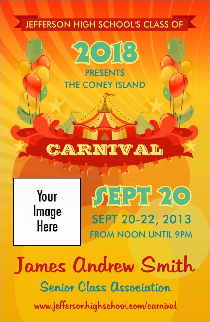 Carnival VIP Event Badge Small