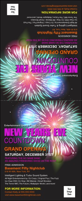 Fireworks Table Tent Product Front