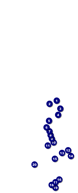 Red Rose Table Tent Front Field Markers
