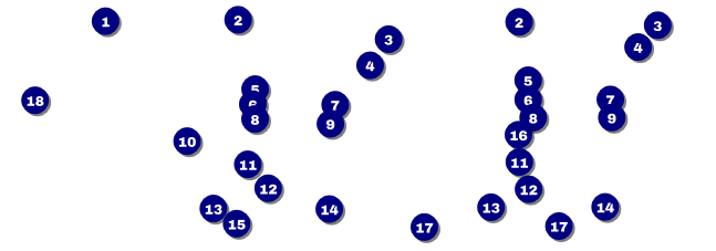 Class Reunion Mascot Green Reserved Event Ticket Front Field Markers
