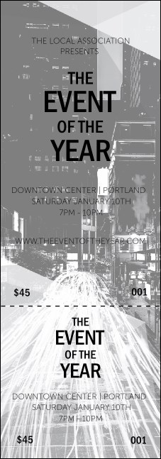 All Purpose Building and Streetlights Event Ticket Product Front