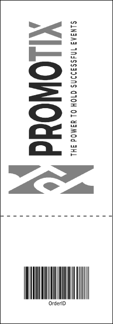All Purpose Circles Black and White Event Ticket Product Back