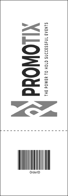 All Purpose Circles Black and White Raffle Ticket Product Back