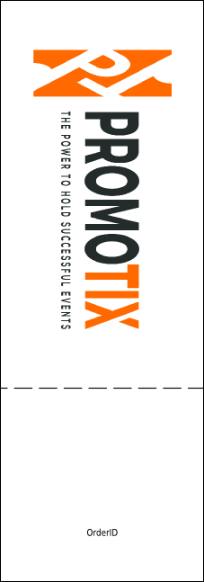 Your Photo Concert Blue Event Ticket Product Back