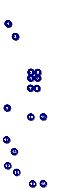 Retro Spaghetti Event Ticket Front Field Markers