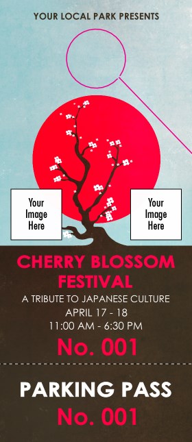 Cherry Blossom Hang Tag Product Front