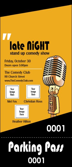 Comedy Retro Hang Tag Product Front