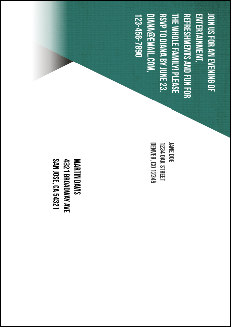 All Purpose Horizon Postcard Mailer Product Back