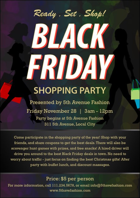 Black Friday Postcard Mailer