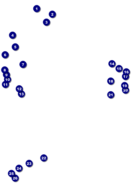 Holiday Gift Postcard Mailer Front Field Markers