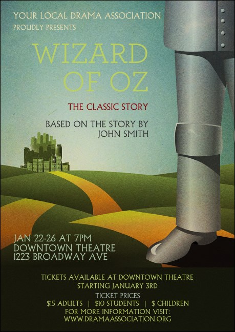 Wizard of OZ Postcard Mailer