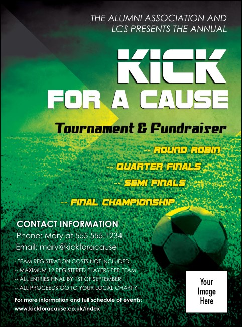 Soccer Field Flyer Product Front