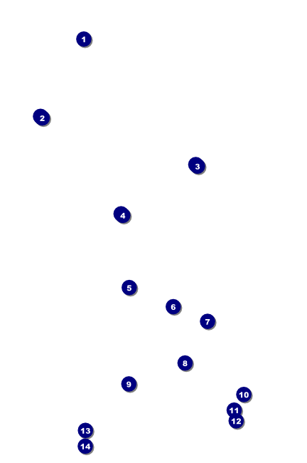 Stag and Doe Poster Front Field Markers