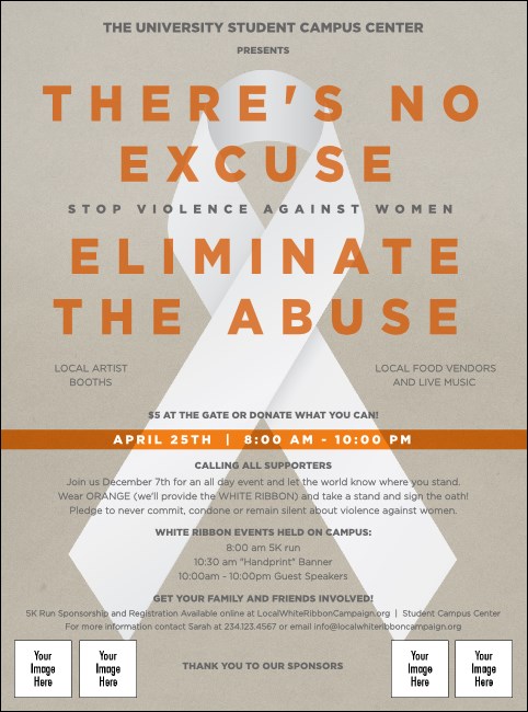 White Ribbon Flyer