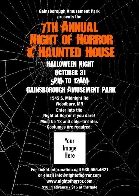 Spider Web Postcard 001 Product Front