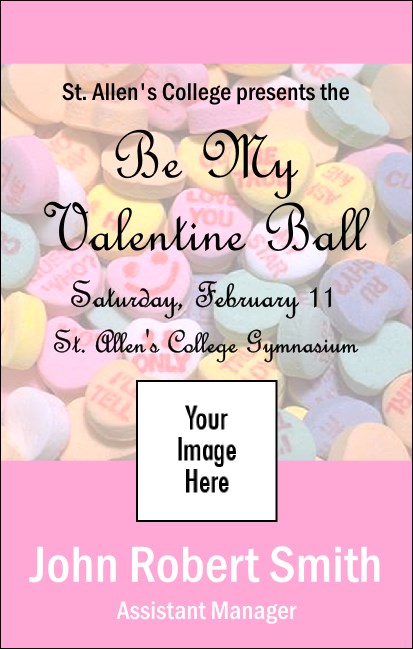 Valentine's Day VIP Event Badge Medium