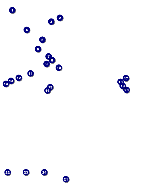 Paper Christmas Tree Red Logo Flyer Front Field Markers