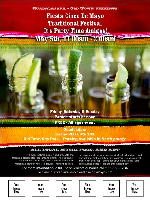 Mas Cervezas Flyer Product Front