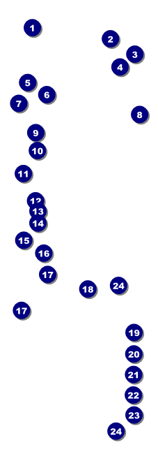 Military Ball - US Flags Raffle Ticket Front Field Markers