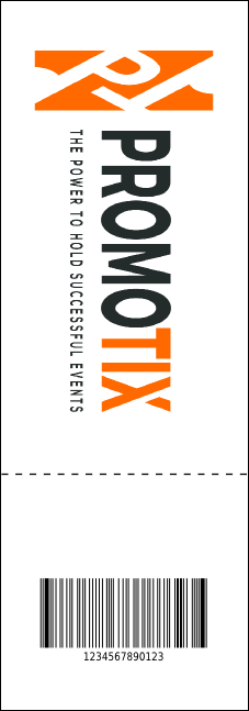 Abstract QR Lights Event Ticket Product Back