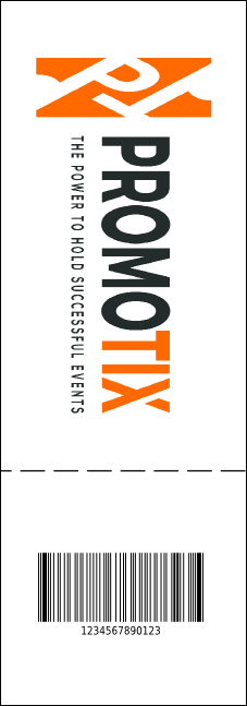 All Purpose Clouds QR Event Ticket Product Back