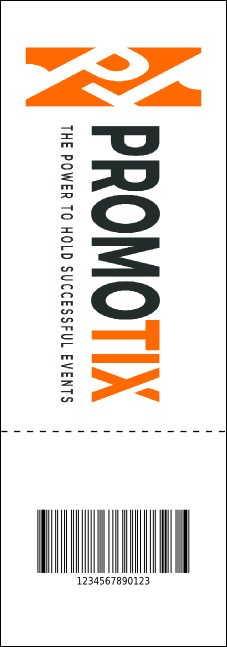 Bow Tie QR Event Ticket Product Back