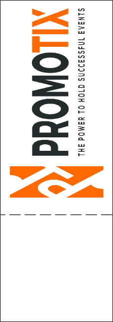 Sports Stripes QR Event Ticket Product Back