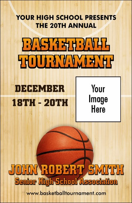 Basketball Court VIP Event Badge Small