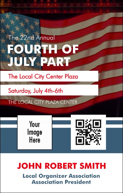 Fourth of July VIP Event Badge Medium