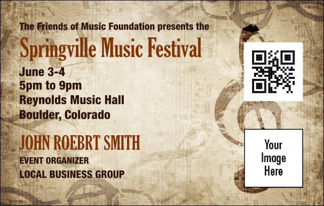 Music Event VIP Event Badge Medium Product Front