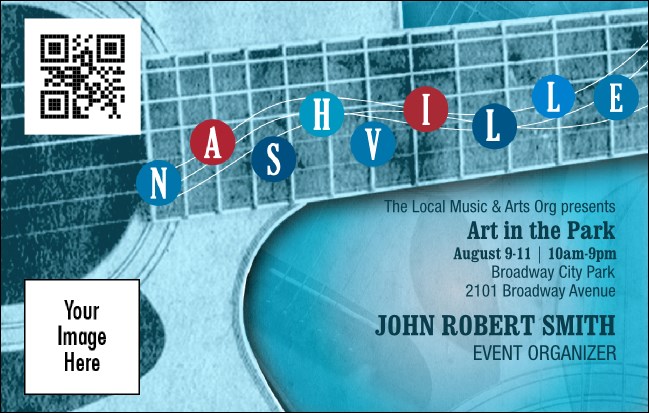 Nashville VIP Event Badge Medium Product Front