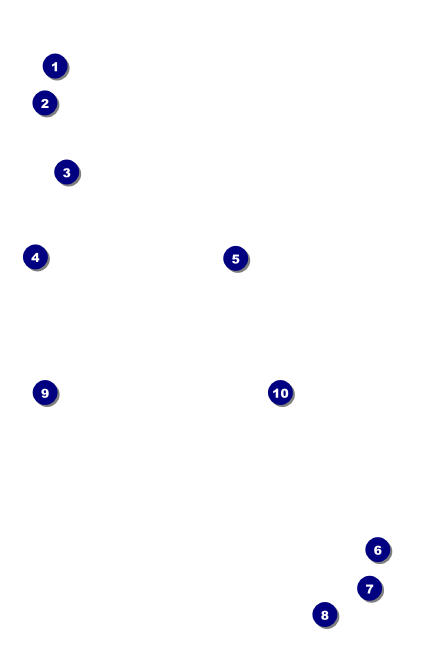 Austin Star VIP Event Badge Small Front Field Markers