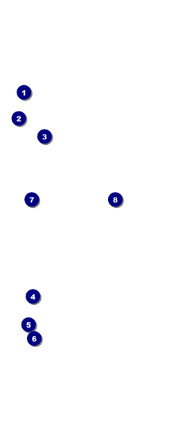 All Purpose Blue Geometric Triangles VIP Event Badge Large Front Field Markers