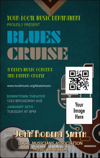 Blues VIP Event Badge Medium