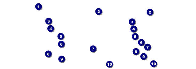 Year Classic Blue General Admission Ticket Front Field Markers