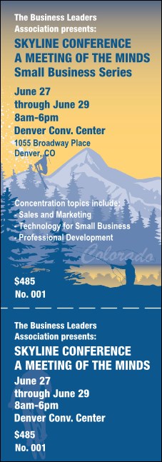 Colorado General Admission Ticket Product Front