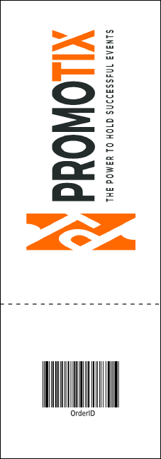 Year Parchment Paper Event Ticket Product Back