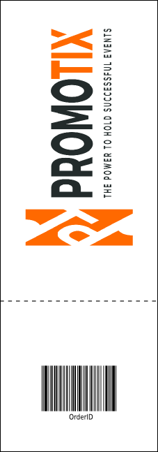 Ski Race Event Ticket Product Back