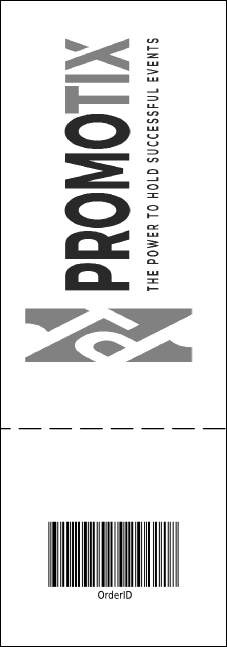 Portland General Admission Ticket (black and white) Product Back