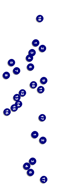 Montreal General Admission Ticket (black and white) Front Field Markers