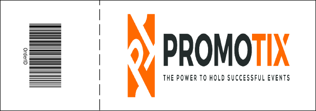 Yellow and White General Admission Ticket Product Back